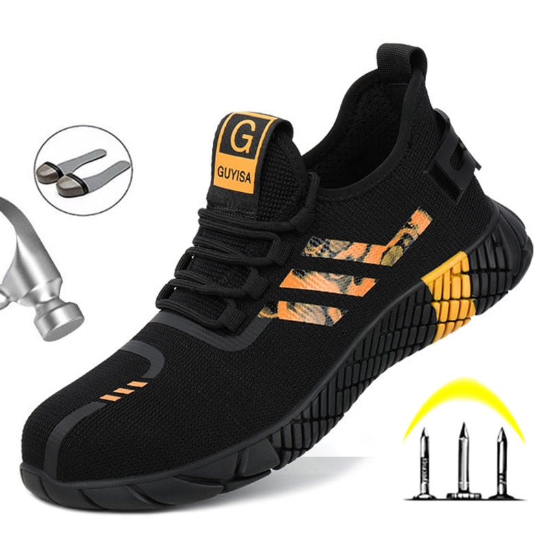 Men's Lightweight Flying  Safety Shoes