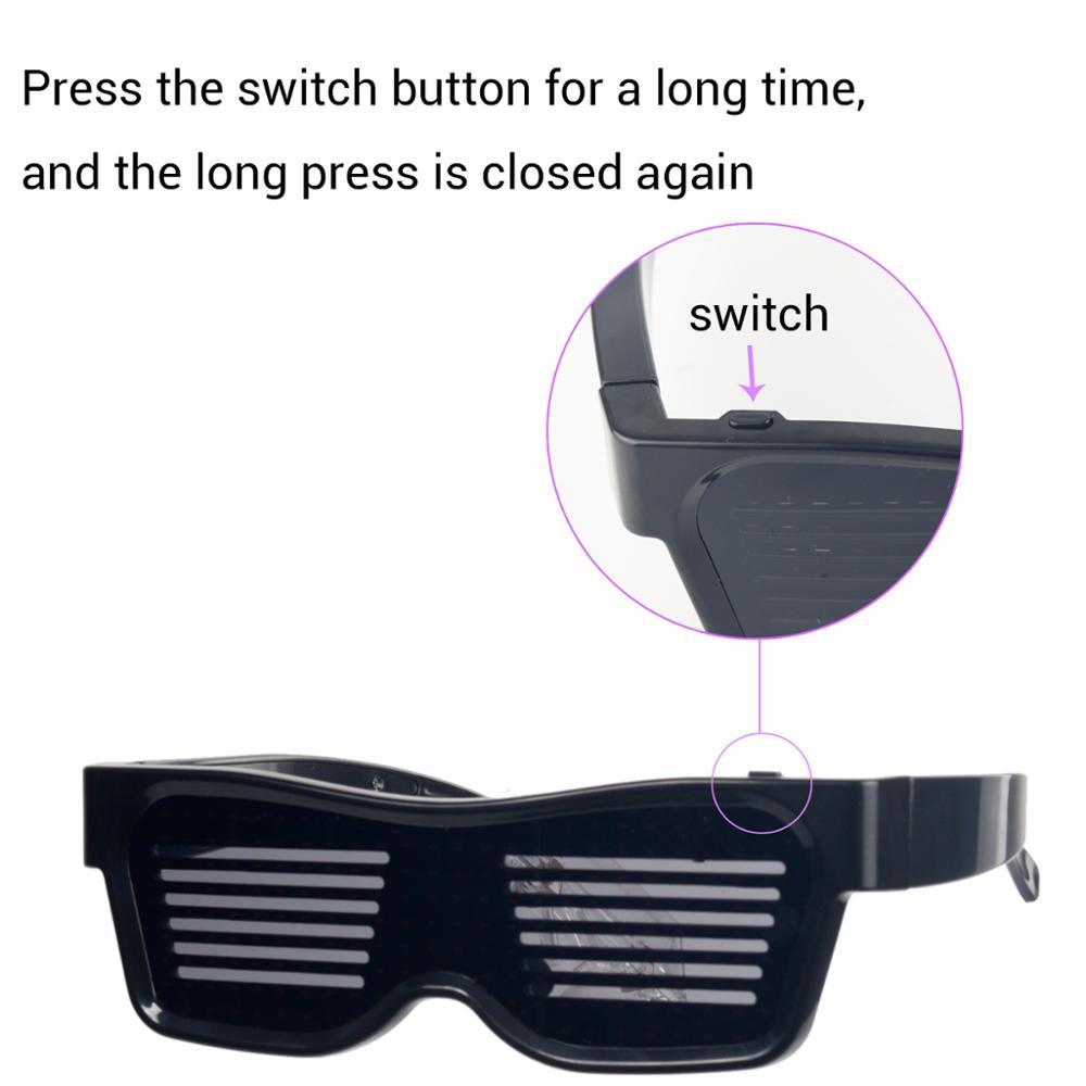 Magic Bluetooth Led Glasses APP Control