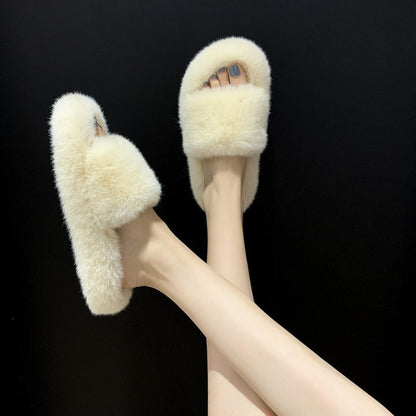 Women's Fuzzy Slippers